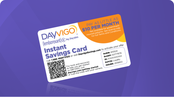 Dayvigo Savings Card